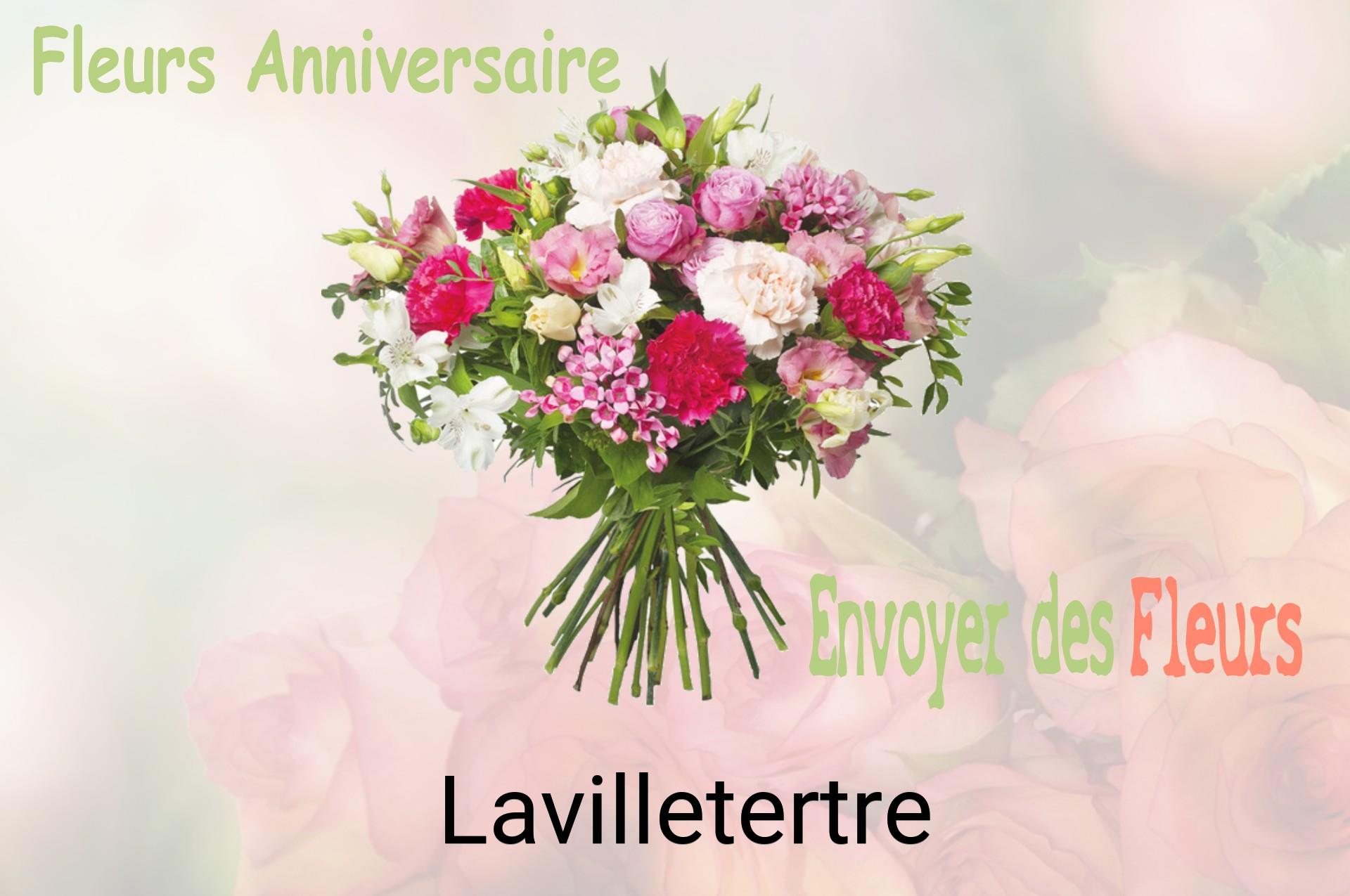 Bouquet de fleurs d’anniversaire livré à Lavilletertre
