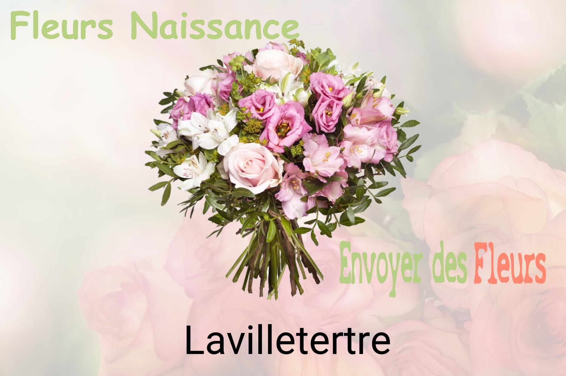 Bouquet de fleurs de naissance livré à Lavilletertre